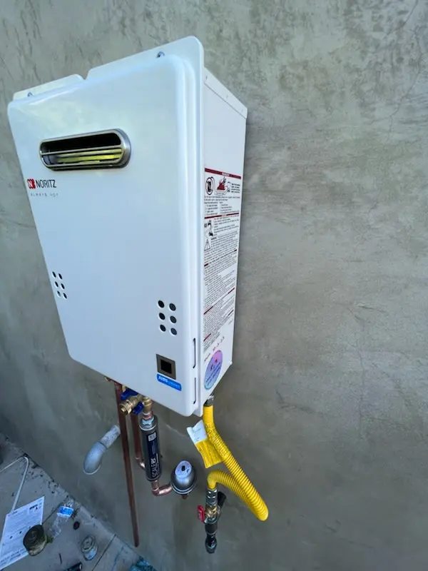 Tankless water heater installation for Cassia homes